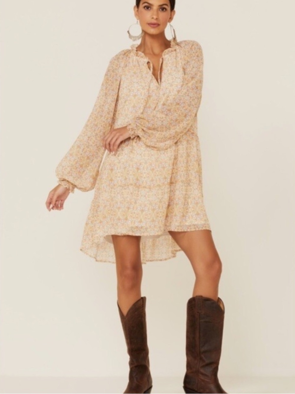 Show Me Your MuMu birdie mini dress whimsical cottage core size XS
